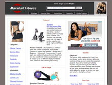 Tablet Screenshot of marshallfitness.com